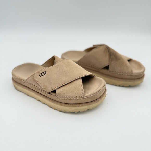 UGG Shoes - UGG Goldenstar Cross Slide size 6